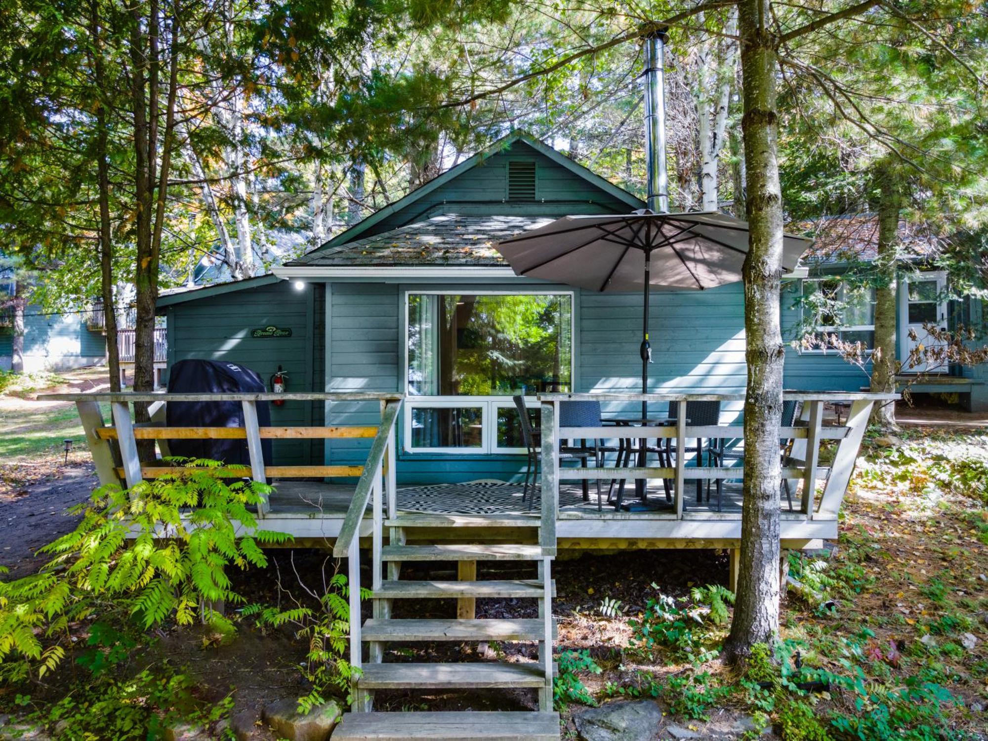 Muskoka Waterfront Retreat Villa Dwight Bagian luar foto